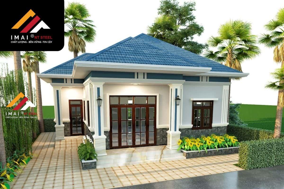làm mái tôn biệt thự
