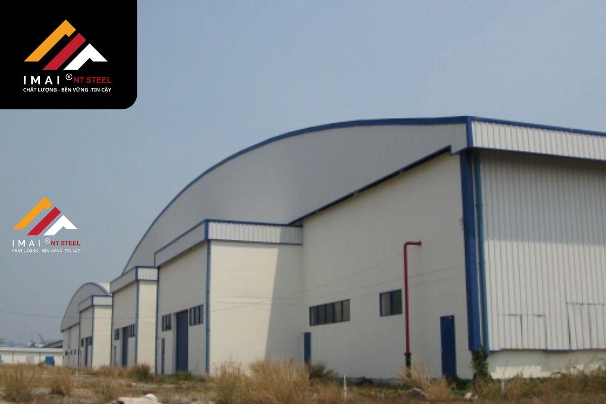 mẫu mái nhà xưởng công nghiệp đẹp, ấn tượng nhất
