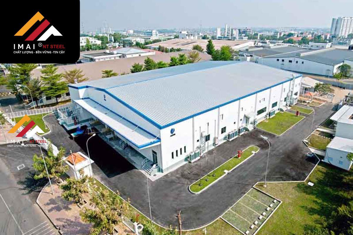mẫu mái nhà xưởng công nghiệp đẹp, ấn tượng nhất