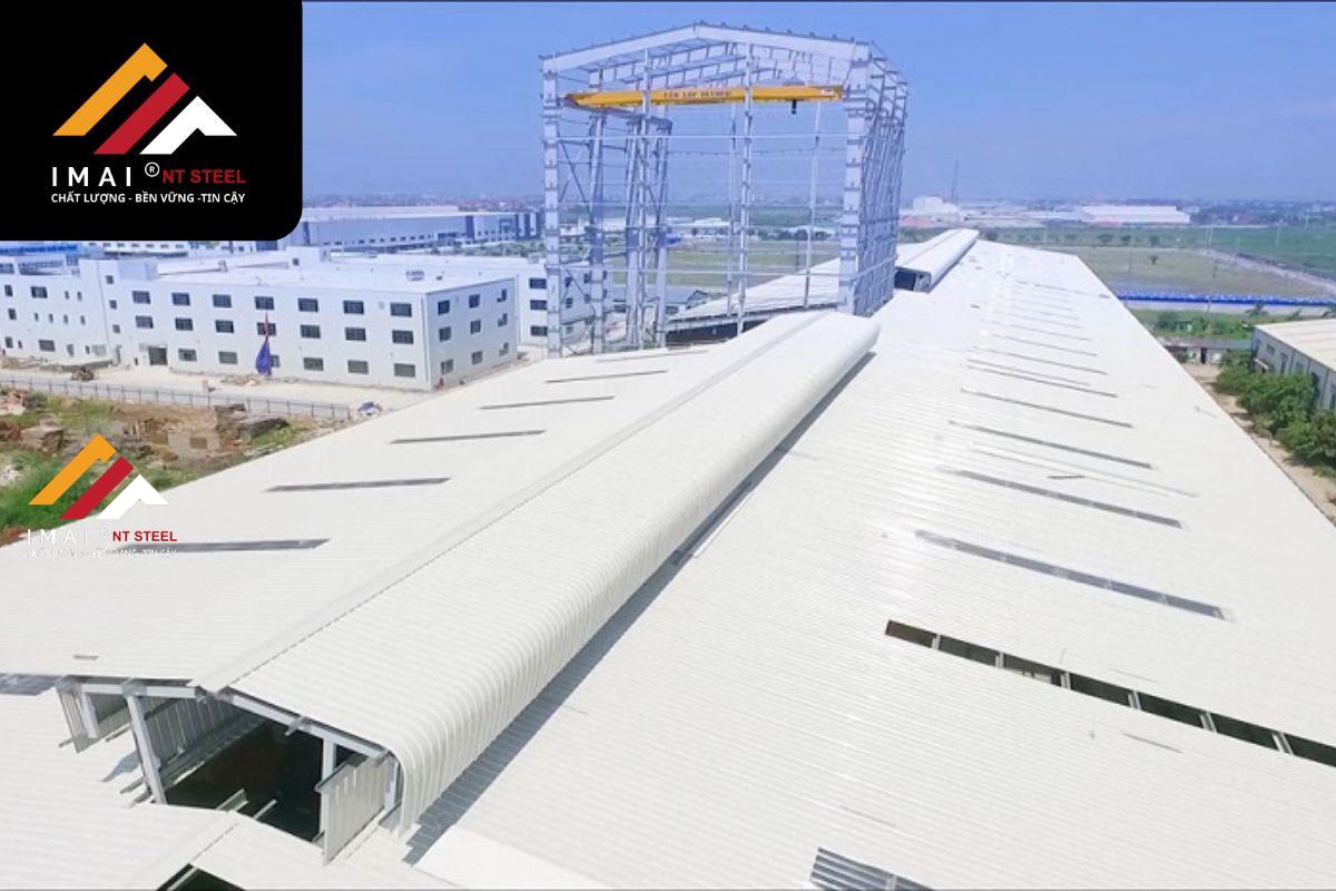 Giới thiệu về mái nhà xưởng công nghiệp