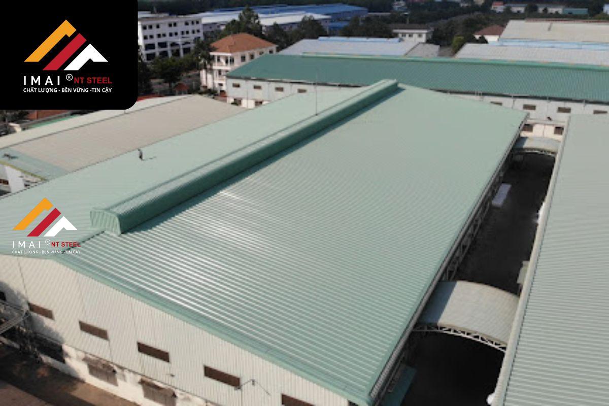 mẫu mái nhà xưởng công nghiệp đẹp, ấn tượng nhất