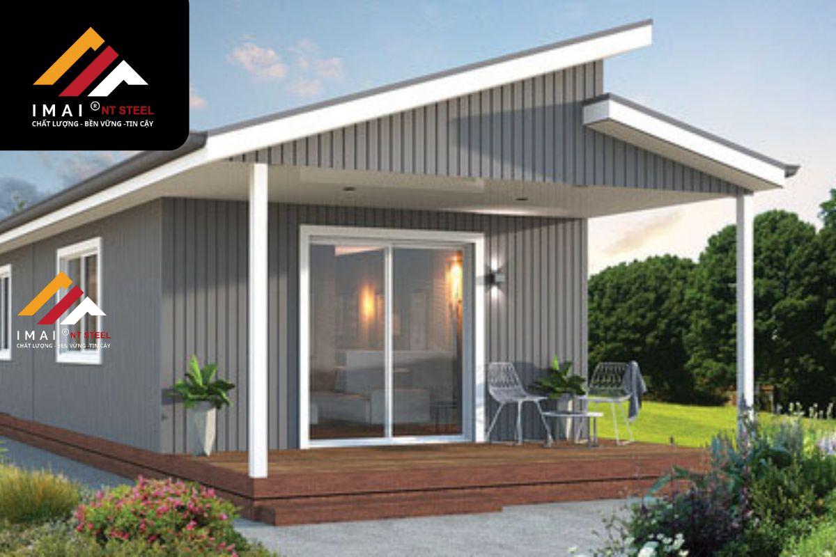 mẫu nhà tiền chế bằng tôn đẹp, được ưa chuộng nhất hiện nay