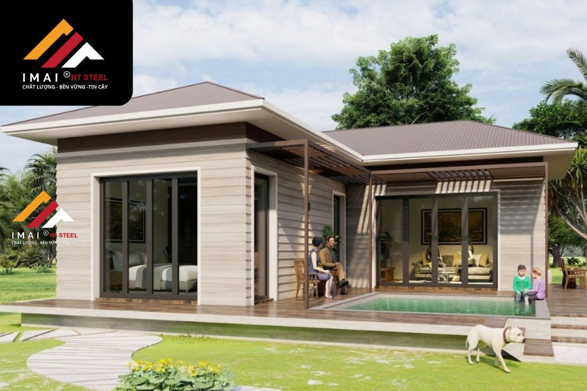 mẫu nhà tiền chế bằng tôn đẹp, được ưa chuộng nhất