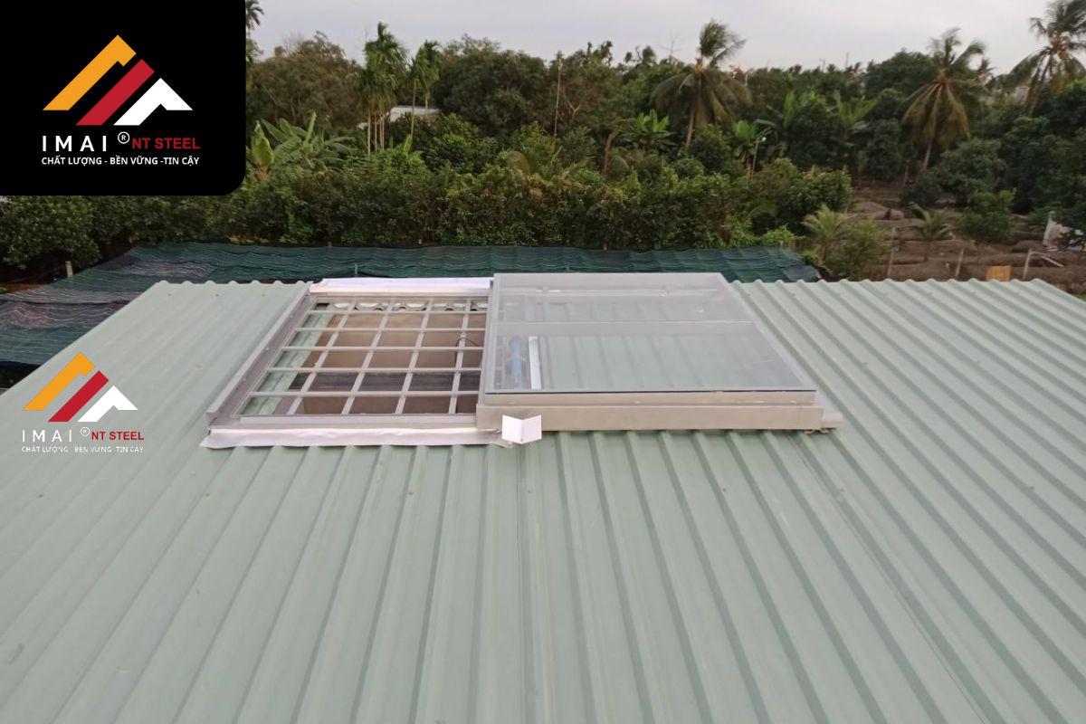cách chống thấm giếng trời mái tôn nhanh chóng, hiệu quả