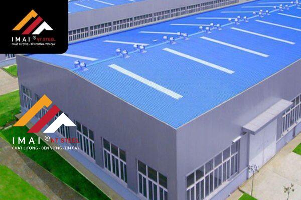 chi tiết mái nhà xưởng
