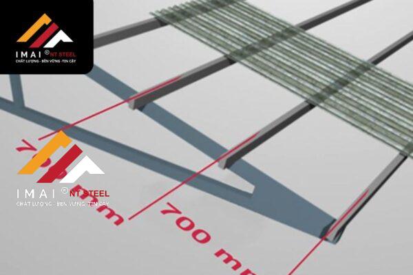 khoảng cách xà gồ nên để cách nhau bao nhiêu khi làm mái tôn