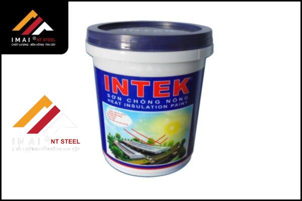 sơn chống nóng mái tôn Intek