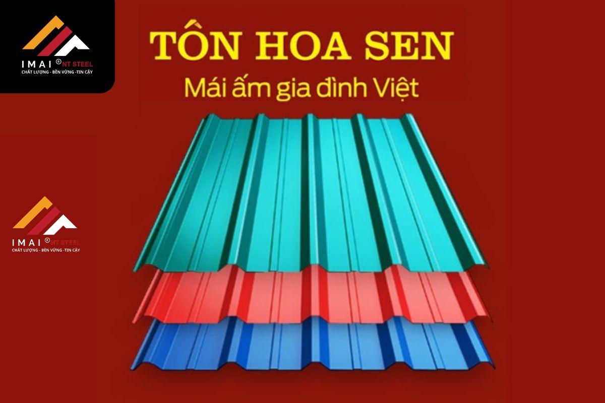 Tôn lạnh Hoa Sen AZ75 - AZ100