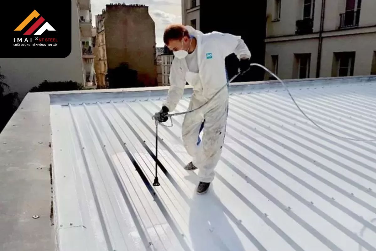Cách nhiệt mái công nghiệp bằng vật liệu gì tối ưu nhất? Sơn cách nhiệt mái tôn