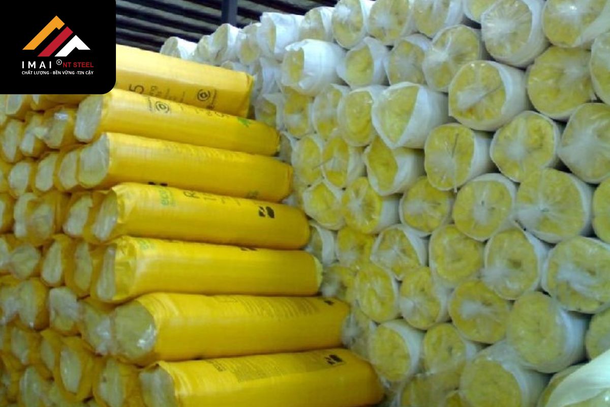 Cách nhiệt mái công nghiệp bằng vật liệu gì tối ưu nhất? bông thủy tinh