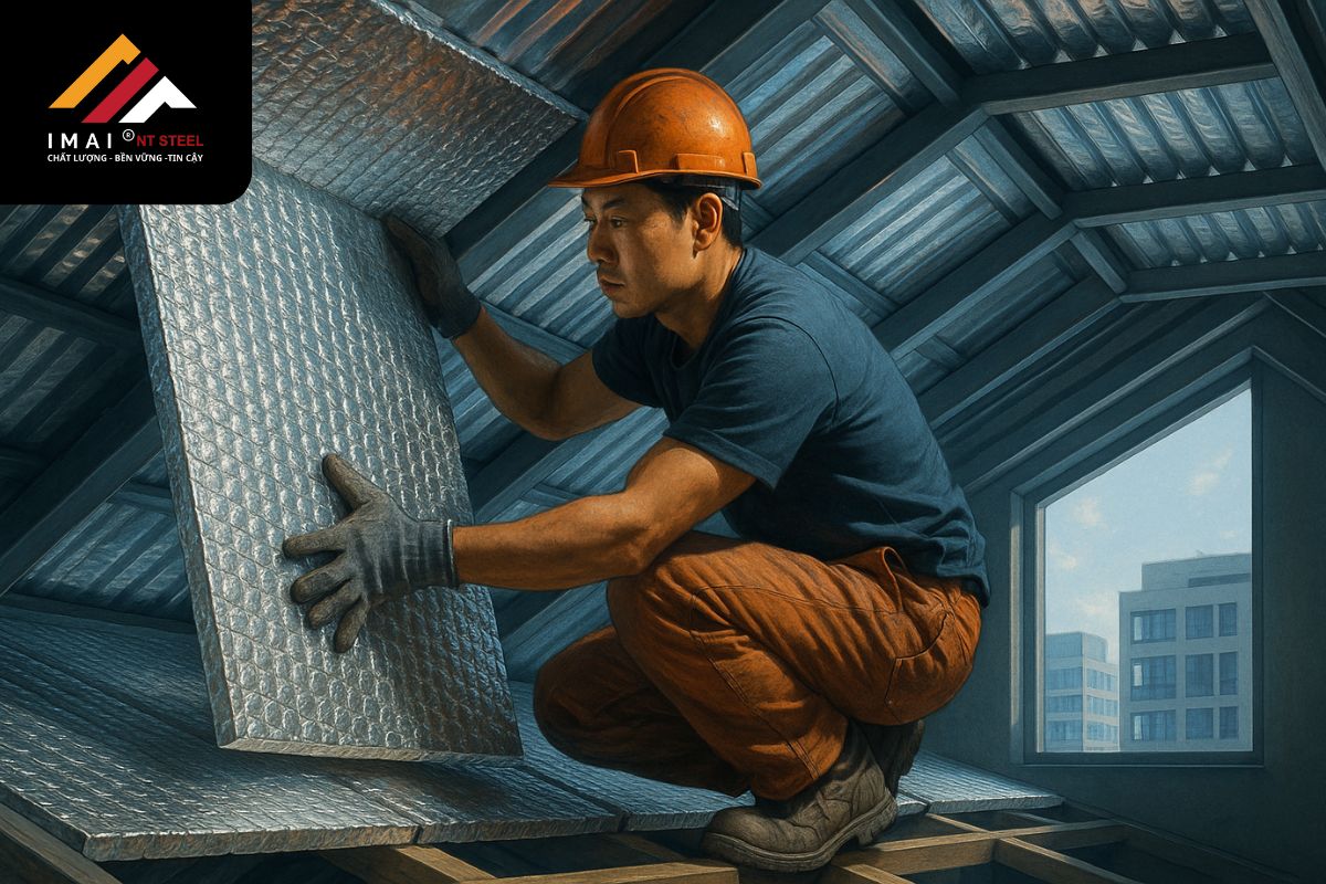 Một số lưu ý khi sử dụng xốp chống nóng mái tôn cho công trình mình để đạt hiệu quả & lâu bền nhất